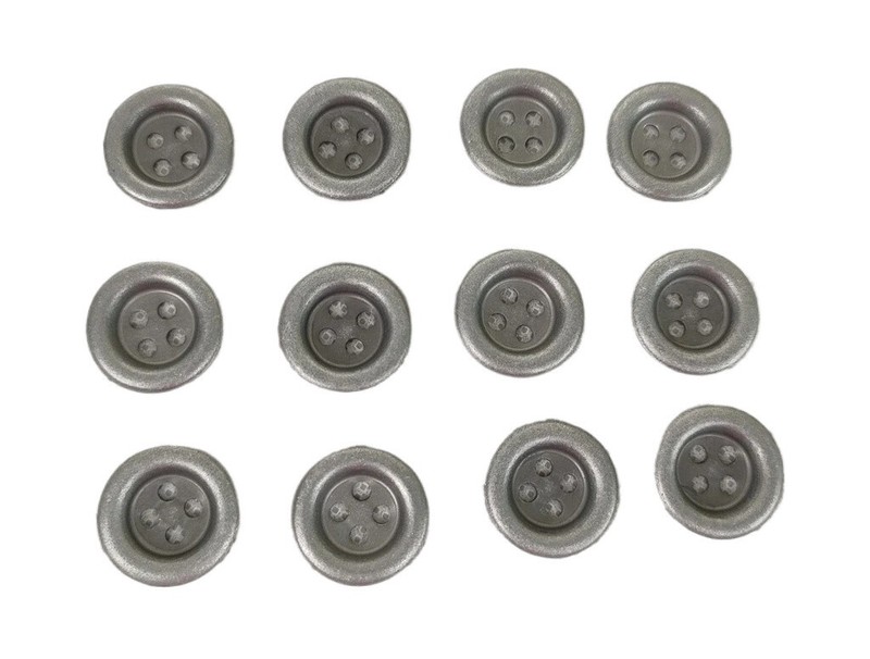 12 PCS SET WWII GERMAN ARMY SHIRT clothing BUTTONS 17MM