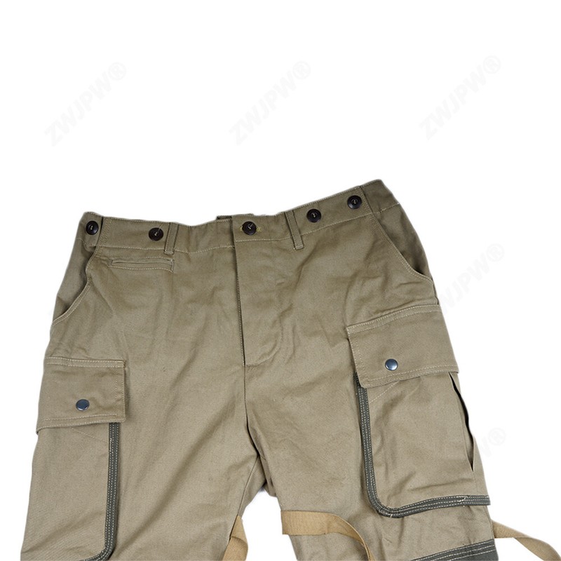 Khaki Men's M42 Paratrooper Trousers WW2 Type Airborne Pants 38R gallery