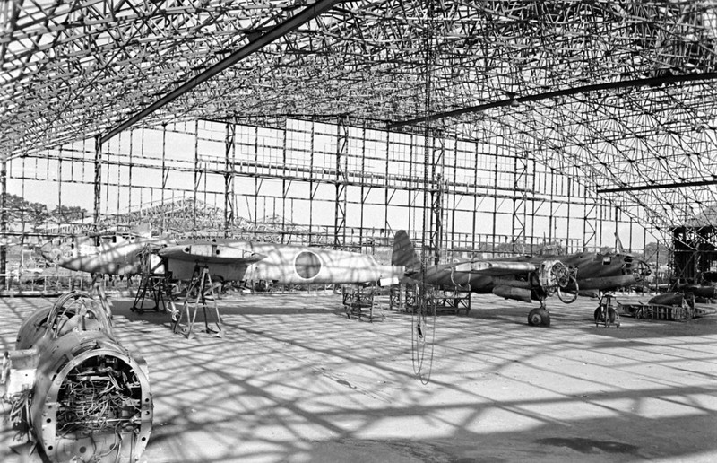 WW2 WWII Photo World War Two / Japanese Aircraft on Airfield in Japan 1945