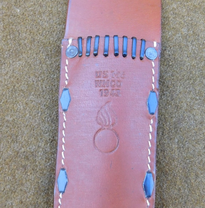 REPRODUCTION WWII U.S. M6 SCABBARD FOR M3 TRENCH KINFE gallery