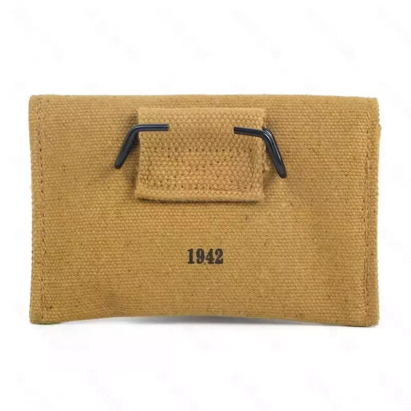 WW2 US M1 First Aid Pouch Bag Khaki Canvas gallery