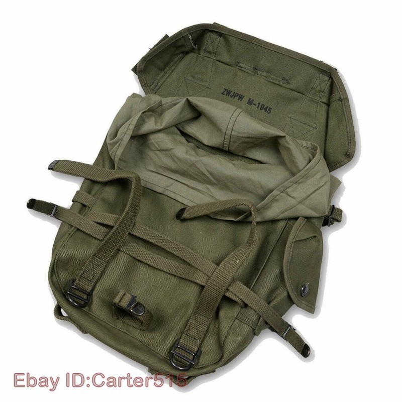 Vietnam War US Army M1945 Backpack Haversack Knapsack Upper Pack Strap Belt Suit gallery