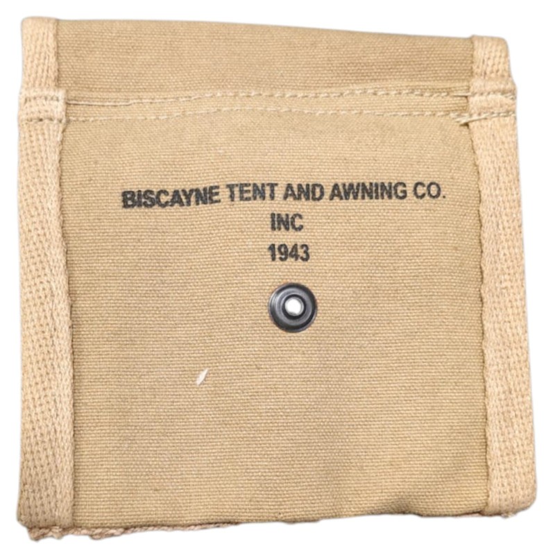 U.S WW2 M1 Carbine Buttstock Magazine Pouch WWII Ammo Cartridge Pouch Khaki gallery