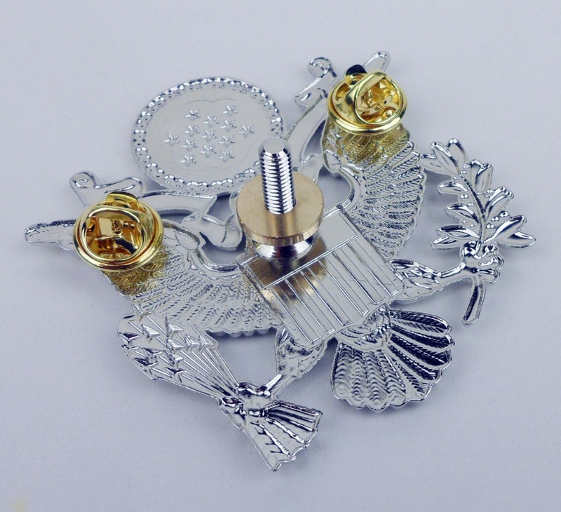 WWII US AIR FORCE CAP BADGE PIN METAL USAF HAT BADGE gallery