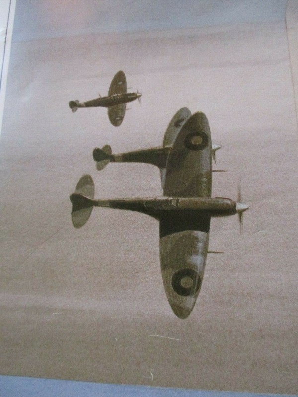 1994 THE GUILD OF AVIATION ARTIST, WORLD WAR II FIGHTER PLANE POSTER, 28 X 19 gallery
