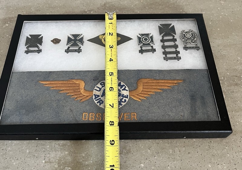 USAAF WW2 Awards Display Case. gallery