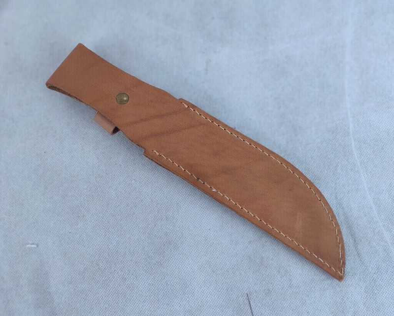 MILITARY NAVY PARRIS SHEATH KNIFE KNIFE GENUINE LEATHER SCABBARD COVER gallery