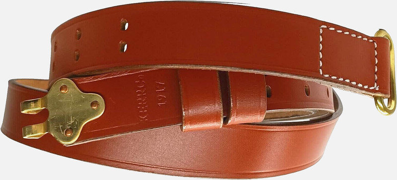 M1 GARAND RIFLE M1907 SLING LEATHER COPPER M1 with wallet combo gallery