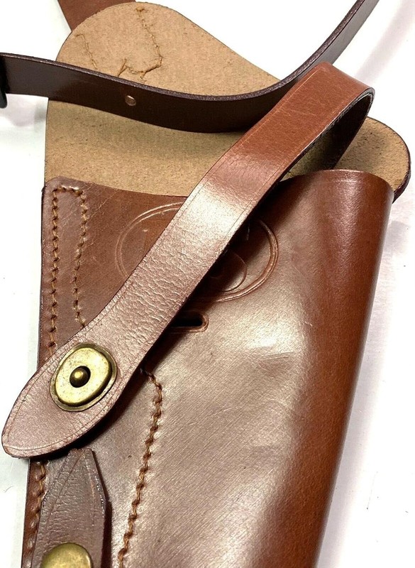 WWII .38 Pistol M3 Victory Revolver Tanker Shoulder Holster with Shell Loops... gallery
