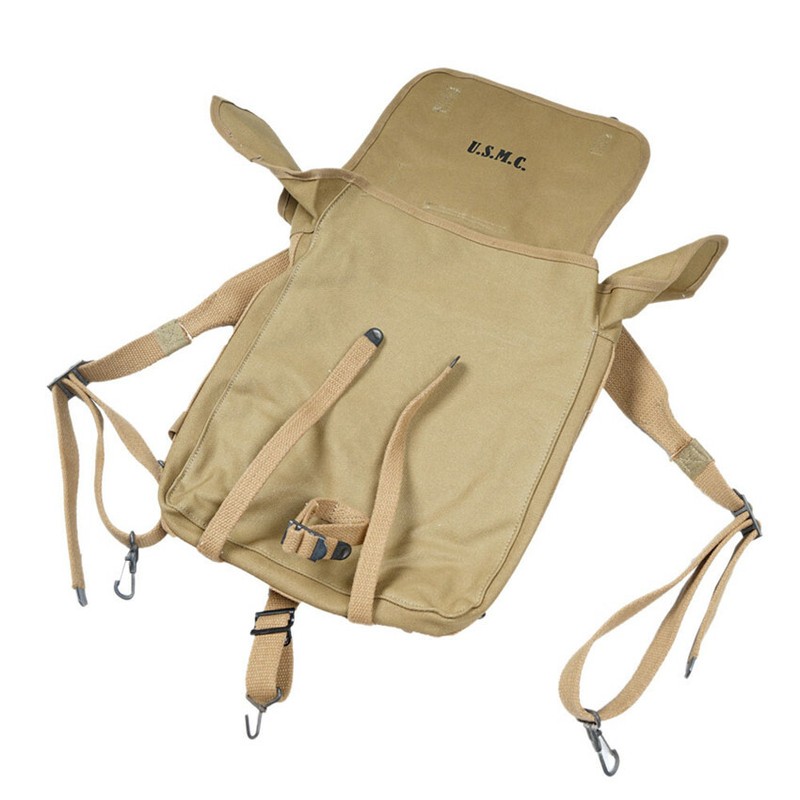 US ARMY Marine Corps M1941 PACK UPPER PACKAGE SUBPACKAGE OUTDOOR CANVAS BAGKHAKI gallery