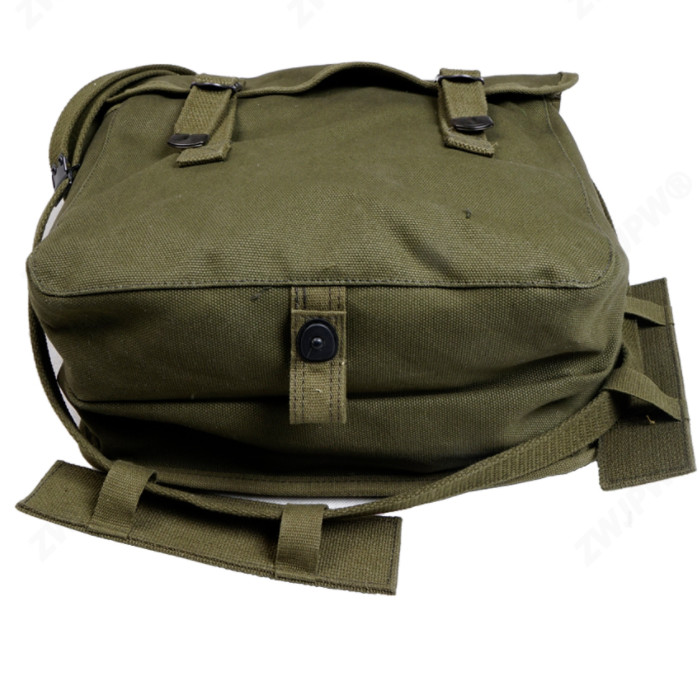 WWII USMC Field Pack Shoulder Bag Pouch Canvas Green gallery