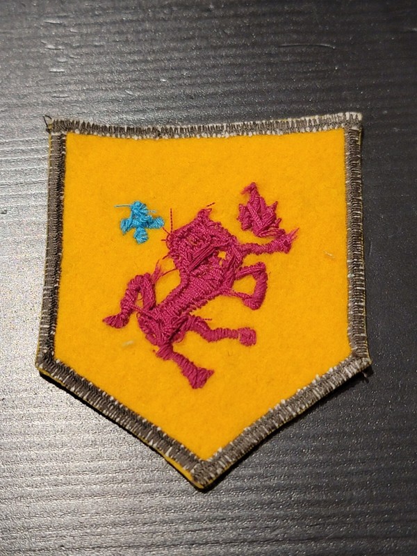 Reproduction WW2 US Army Cavalry 113 Patch Hand Embroidered 752 gallery