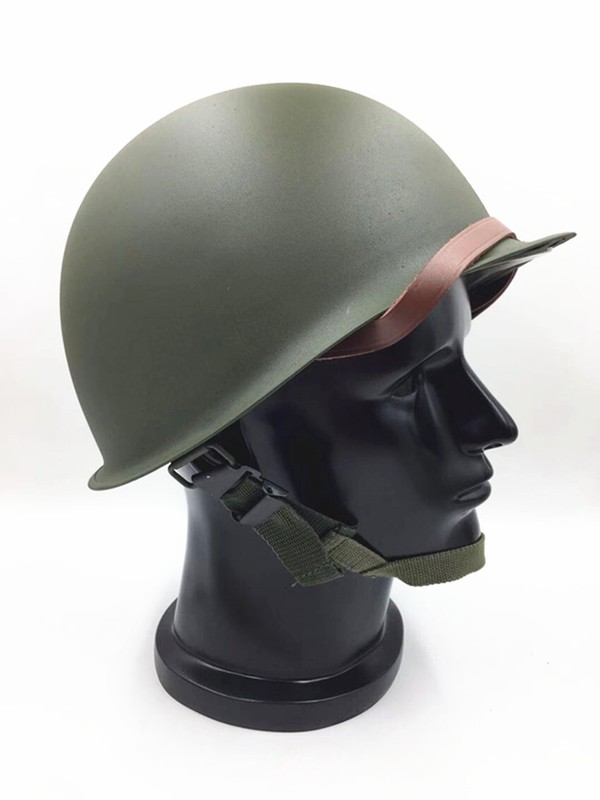 WWII WW2 US Army M1 Helmet -Green Seam America Military Helmet gallery