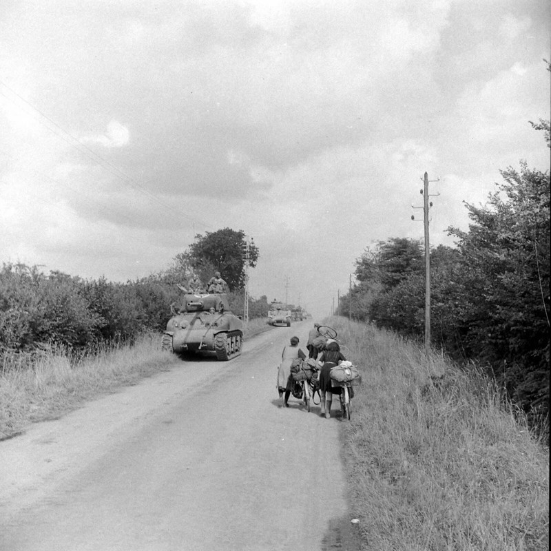 World War Two Photo WWII / Fighting in Normandy France July 1944 D-Day US Army