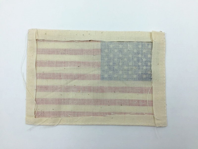 WWII US ARMY AIRBORNE/PARATROOPER 48 STAR AMERICAN FLAG ARM BAND-9X13CM gallery