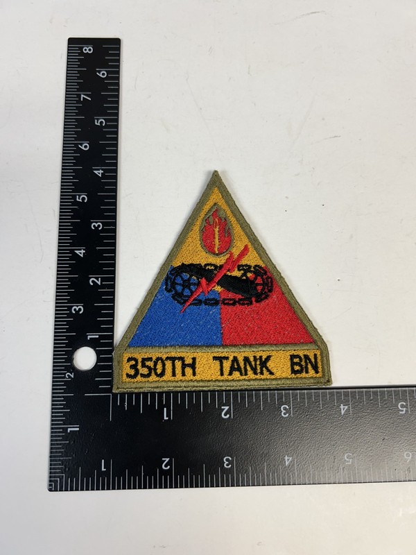 MH579 Repro WW2 US Army Patch 350th Tank Battalion IR29D
