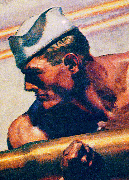 1942 “Man the Guns - Join the Navy” Vintage Style WW2 Recruiting Poster - 24x36 gallery