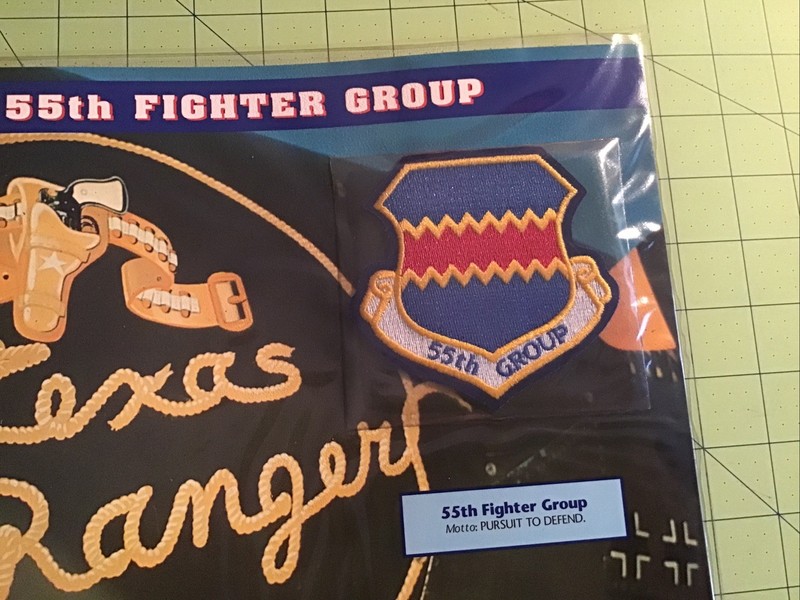 Willabee & Ward Emblems Of Air War WWII Patch 55th Fighter Group + Info Card gallery