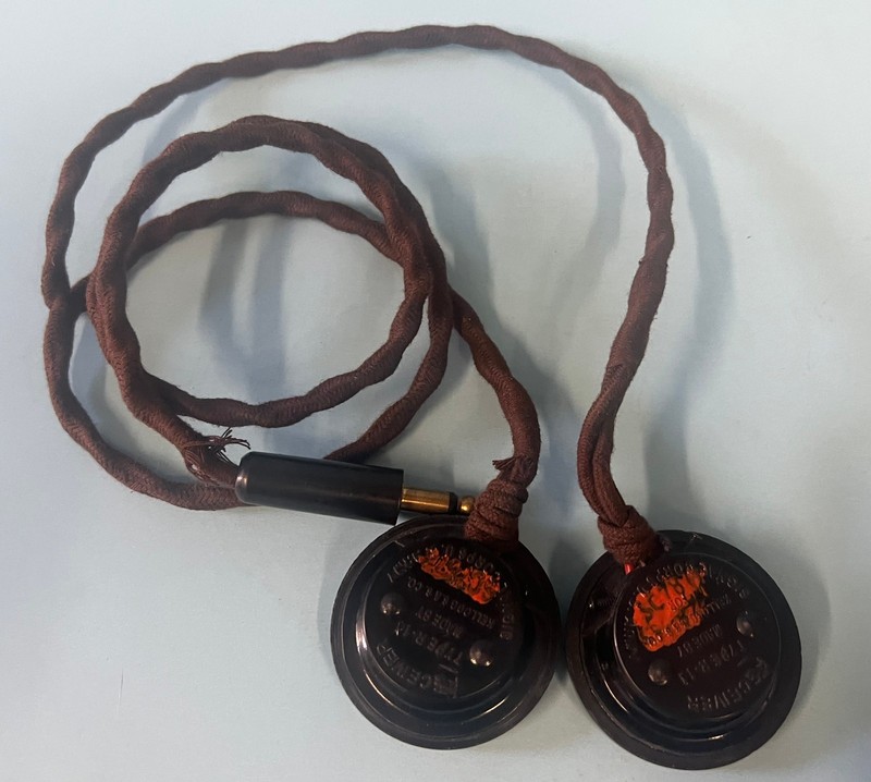 M-1938 TANKER HELMET RECEIVER SET HS-38- FUNCTIONAL gallery