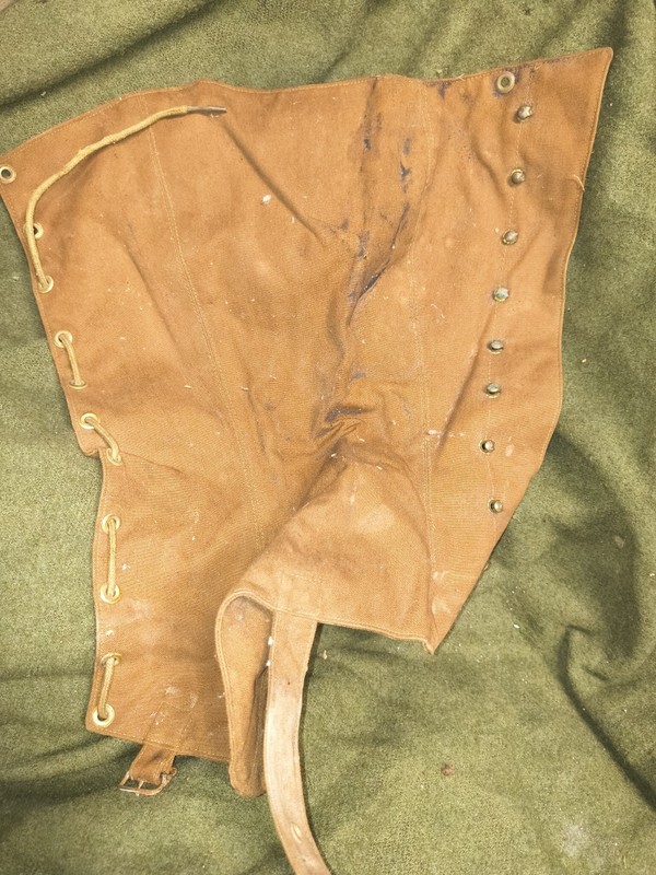 WW2 US M1938 2 Original Late 1930s DuxBak Leggings Gaiters gallery