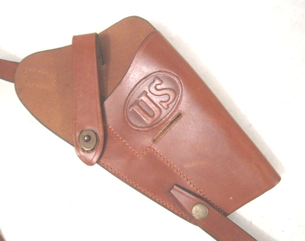 WWII US Army M3 Leather Shoulder Holster Colt M1911 45acp - Reproduction gallery