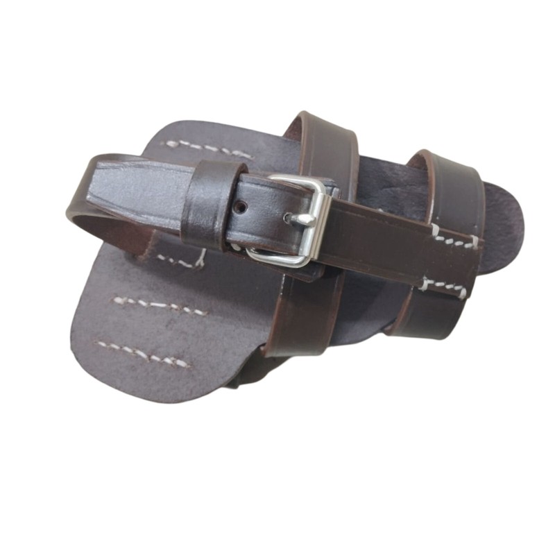 British Paratrooper German Holster for P08 Pistol – Dark Brown