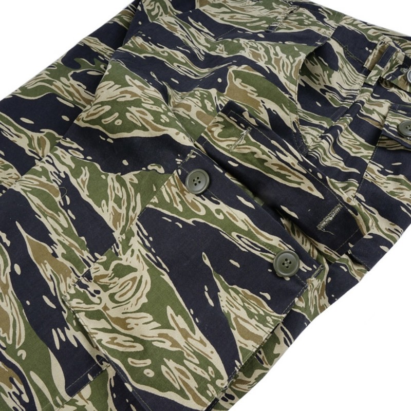Vietnam US Army tiger pattern tiger spot camouflage TCU shorts twill cotton gallery