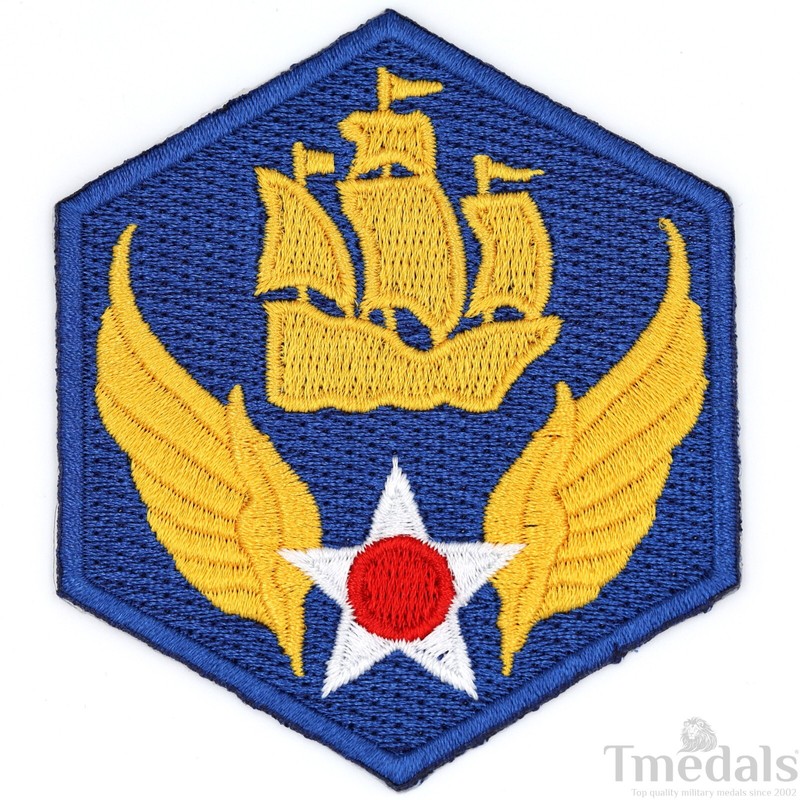 US 6th Army Air Force Patch, Full Color, Shoulder, Embroidered ww2 VETERAN Repro