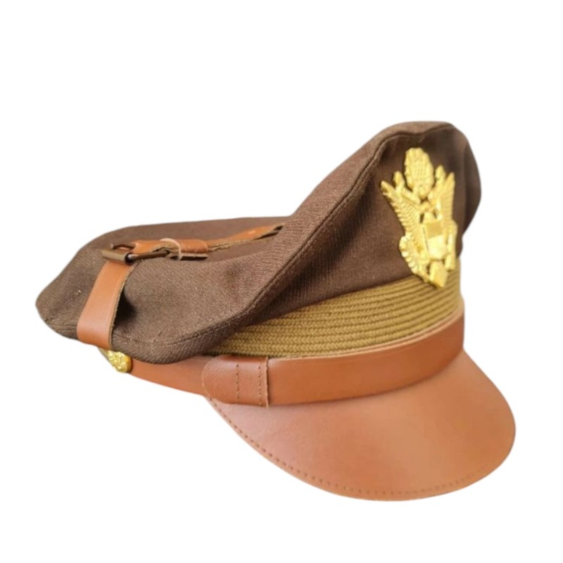 WW2 US American USAAF Army Officers Crusher Visor Hat Cap Replica All Sizes... gallery