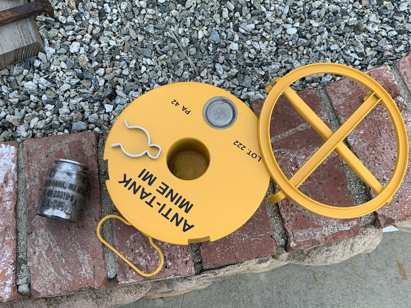 WWII Army M1A1 M1 Anti-Tank Mine NON FUNCTIONAL REPLICA gallery