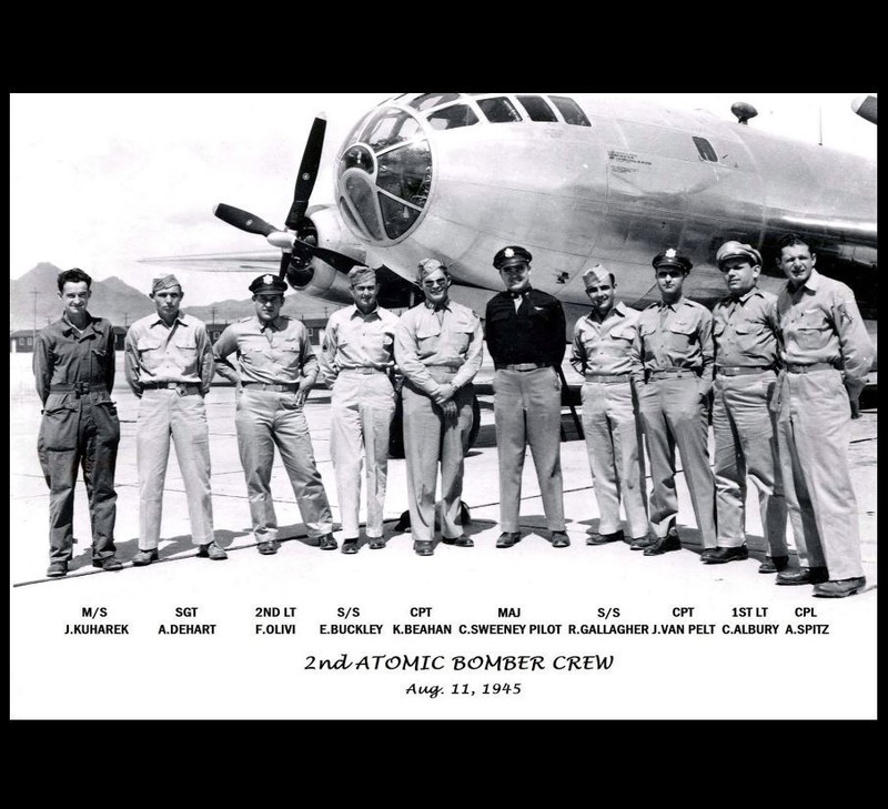 11x14 Nagasaki Atomic Bomb B-29 Crew PHOTO Poster Fat Man Nuclear, Bock's Car gallery