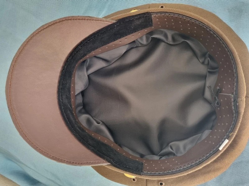 WW2 USAAF US ARMY OFFICERS UNIFORM VISOR HAT CRUSHER STYLE CAP all size gallery