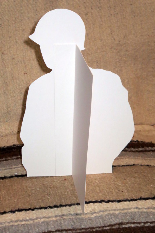 General George Patton World War 2 Figure B&W Tabletop Display Standee 10" Tall gallery
