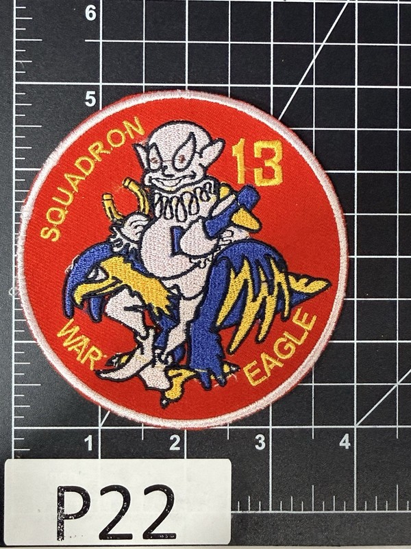 WWII USAAF 13th Field Flight Training Squadron “War Eagles” Reproduction Patch gallery
