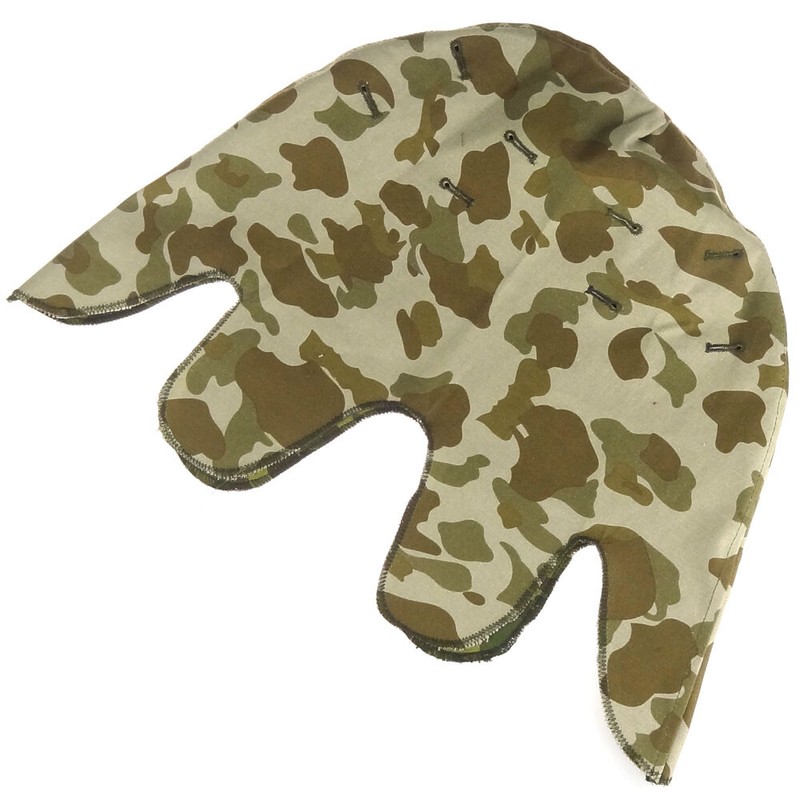 WWII US USMC Pacific Reversible Camouflage M1 Helmet Cover gallery
