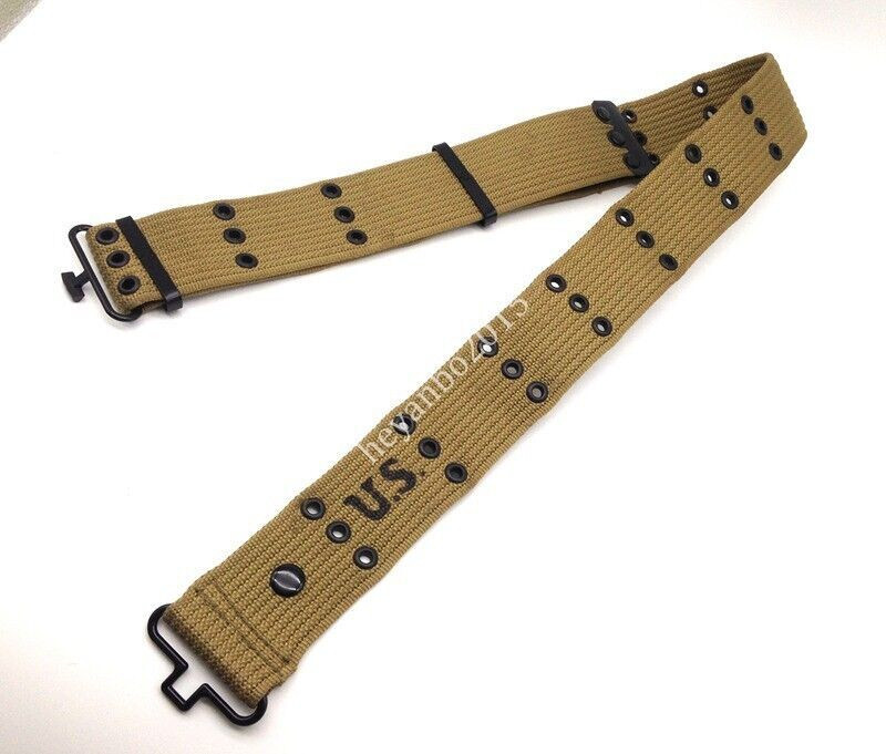 WW2 US ARMY M1936 SOLDIER FIELD EQUIPMENT X STRAP SUSPENDERS AND BELT SUIT gallery