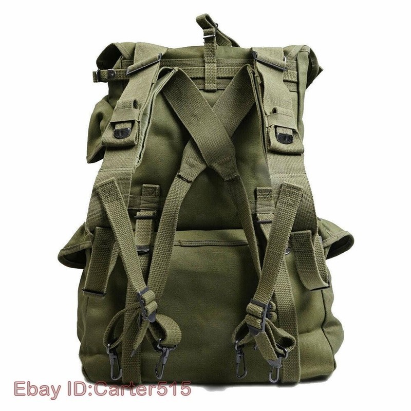 Vietnam War US Army M1945 Backpack Haversack Knapsack Upper Pack Strap Belt Suit gallery