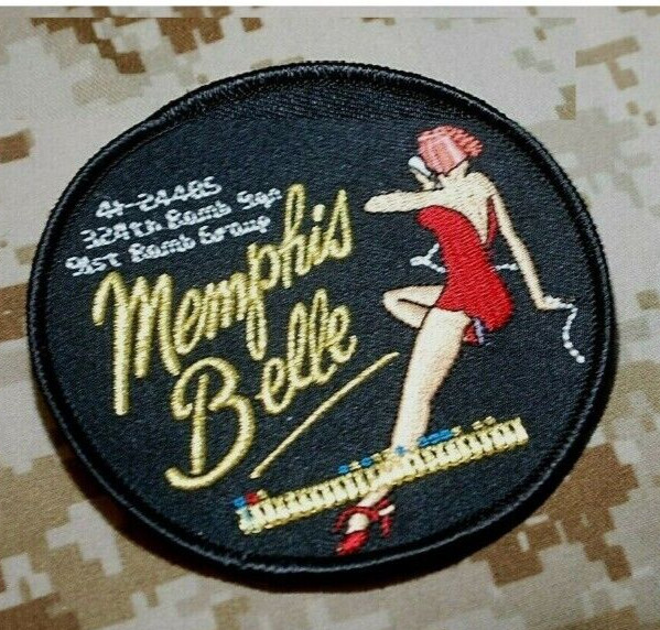 WWII B-17 FLYING FORTRESS 8th USAAF MEMPHIS BELLE HEAVEY BOMBER iron-on PATCH