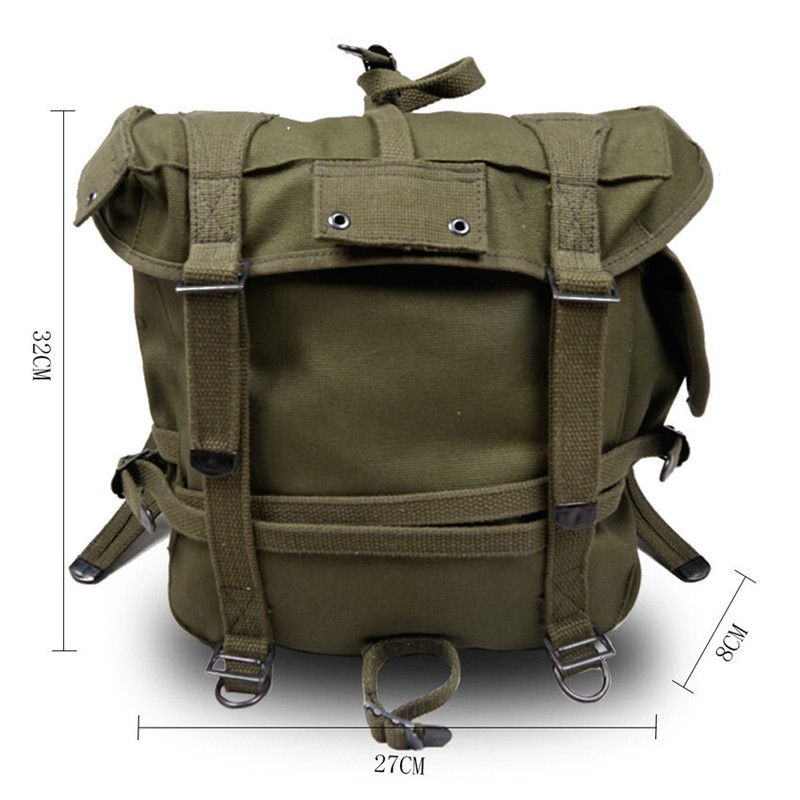 WWII WW2 Korean War US Army M1945 Pack Army Backpack Field Haversack Suspenders