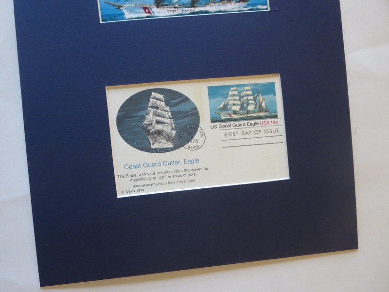 The U.S. Coast Guard & Tall Ship - USS Eagle First Day Cover of its own stamp gallery