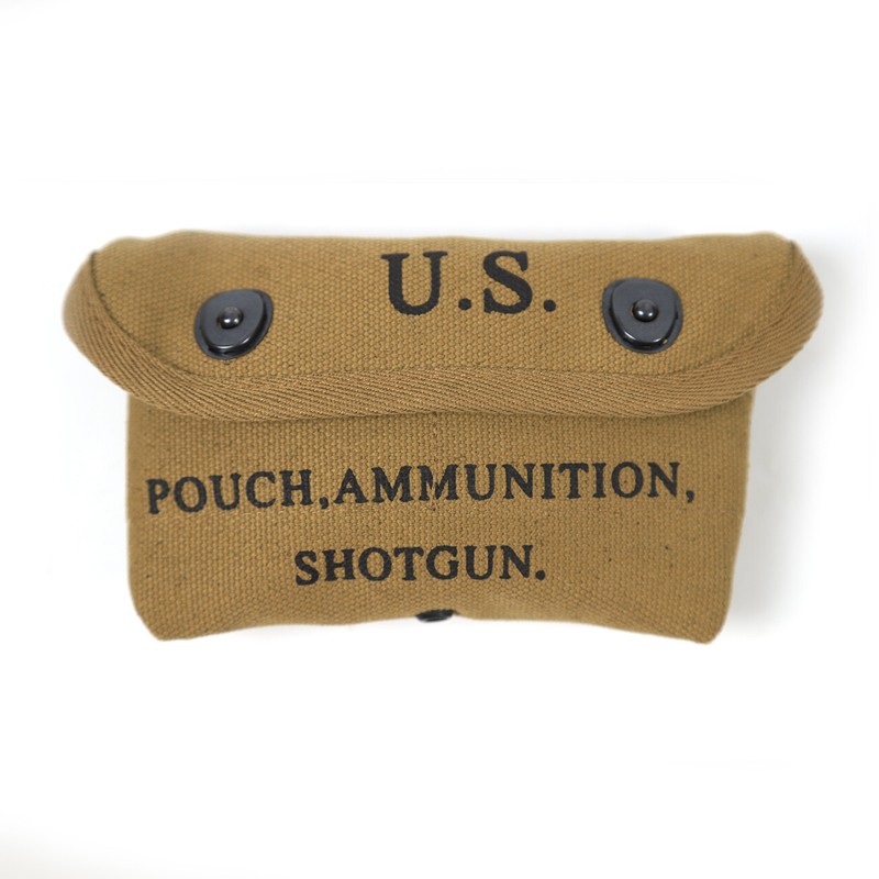 WW2 US ARMY Shotgun Shell Pouch Canvas Ammo Pouch