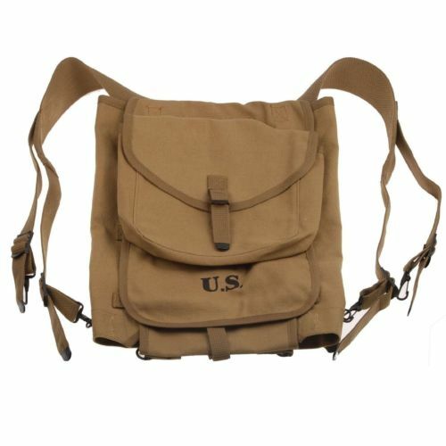 WWII WW2 U.S. ARMY MILITARY M-1928 HAVERSACK KNAPSACK BACKPACK BAG POUCH gallery