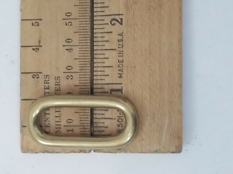 Sling Repair Replacement Parts Kit Brass Plated Hooks For 1907 Leather Slings gallery