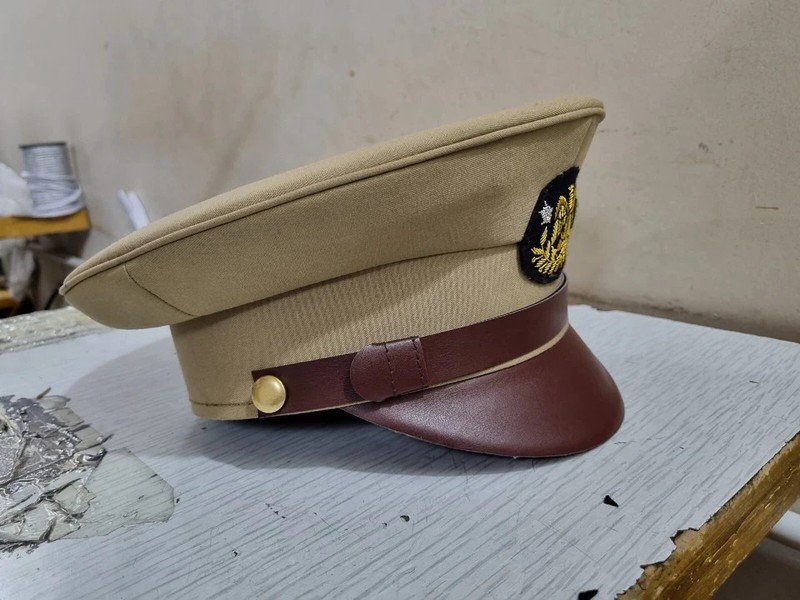 Mexican Army Military Officers Dress Visor Hat Cap All Size gallery