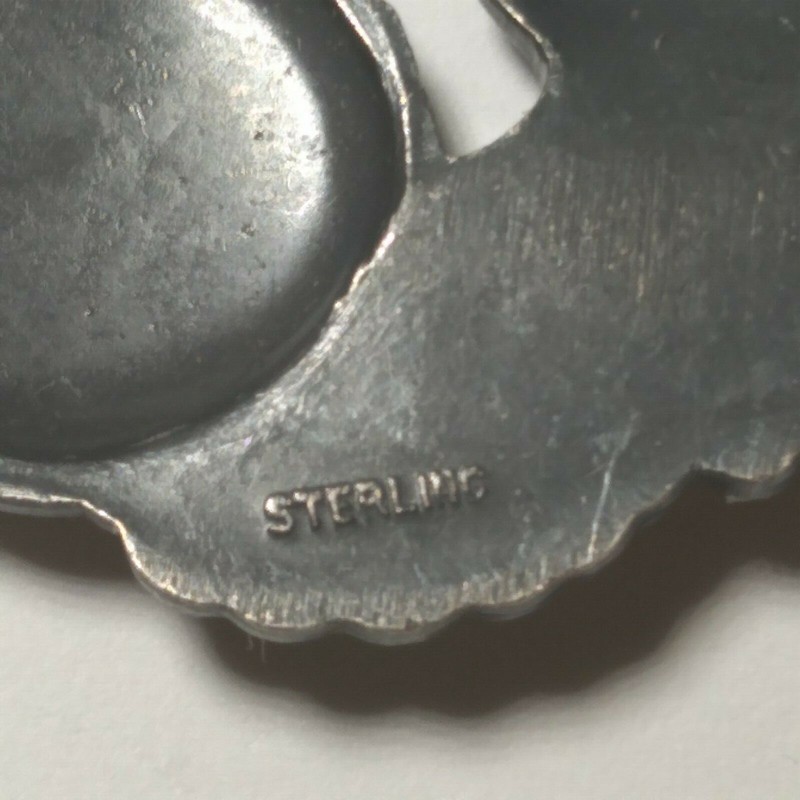 STERLING USAAF WW2 ARMY AIRFORCE CORPS AIR CREW EAGLE SHIELD INSIGNIA BADGE gallery