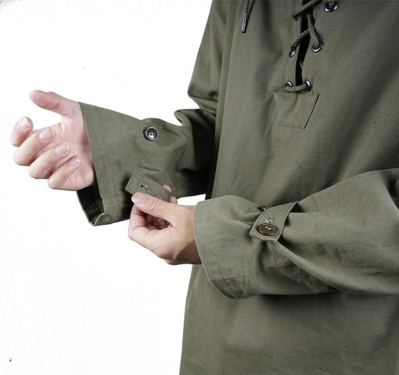 WWII WW2 US Navy USN Uniforms Coat Retro Smock Hoodie Jacket Army Green gallery