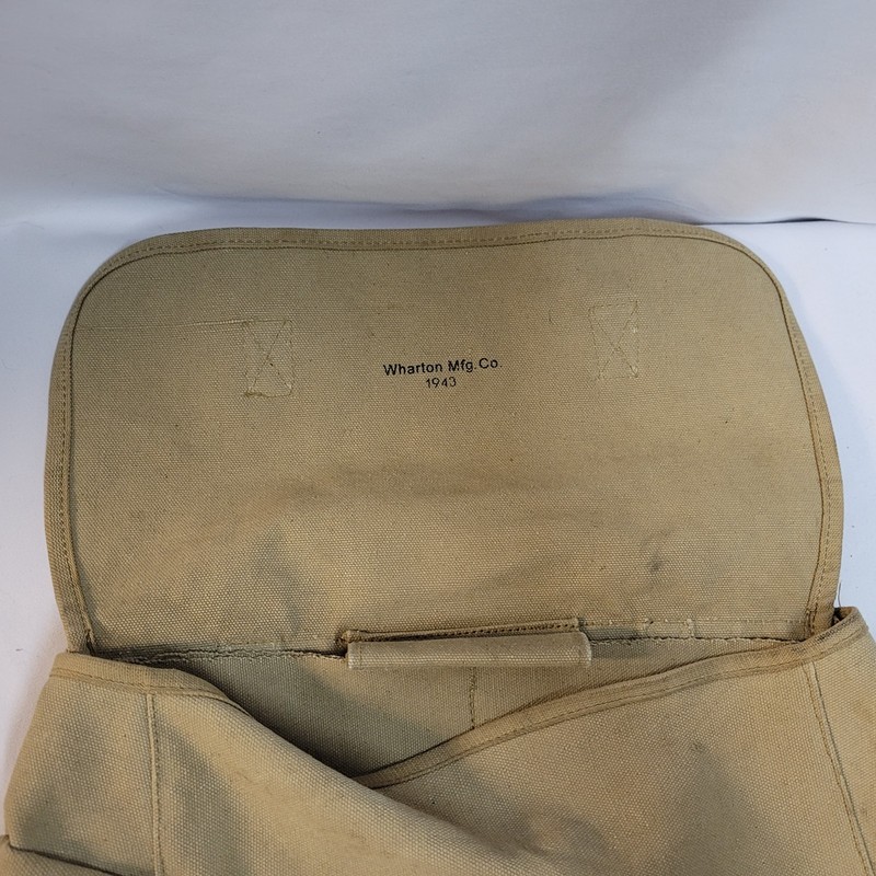 WWII Wharton Mfg 1943 US Musette Bag gallery
