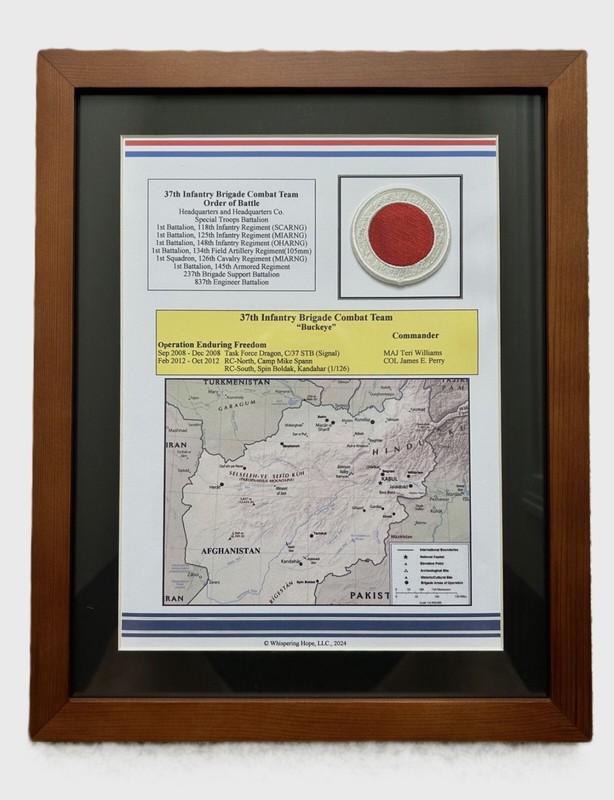 37th Infantry Brigade Combat Team Patch History in Operation Enduring Freedom