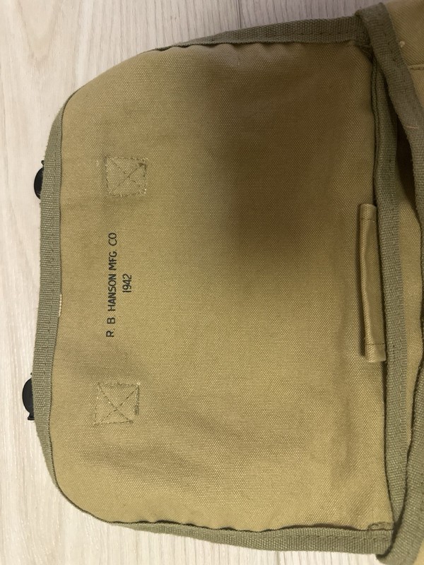 Reproduction M1936 WWII Mussette Rations Bag Haversack US GI gallery