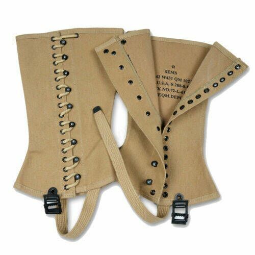 Pair Of WWII WW2 Us Military Army Leggings Or Puttee 3R gallery